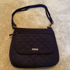 Vera Bradley Quilted Crossbody, Navy Blue